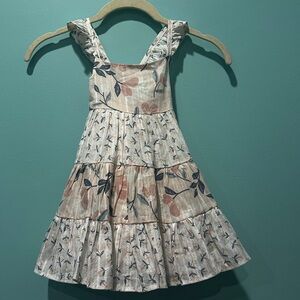 Catherine Malandrino Kids Dress in Cream and Blue Floral